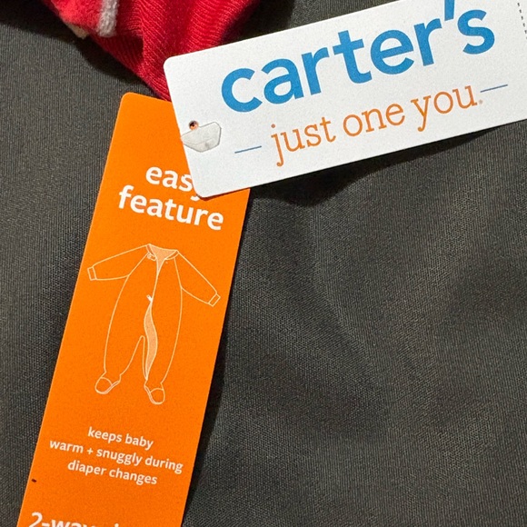 Carter's Festive Red Reindeer Footie - Picture 4 of 4